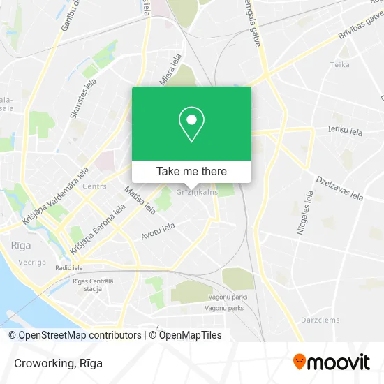 Croworking map