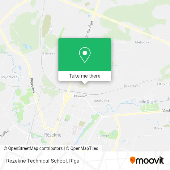 Rezekne Technical School map