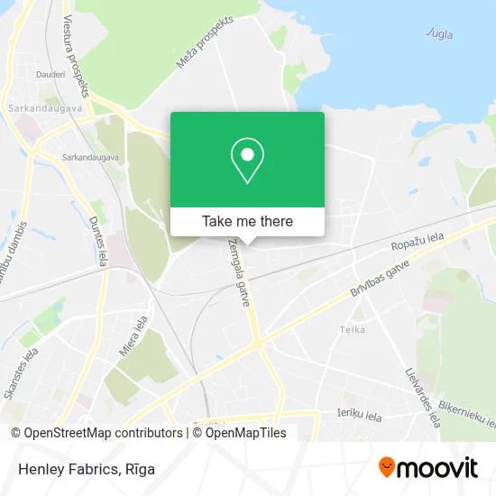 Henley Fabrics map
