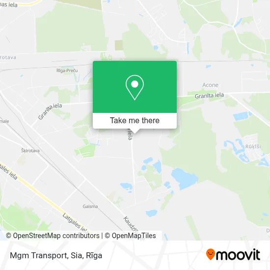 Mgm Transport, Sia map