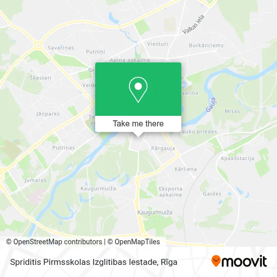 Spriditis Pirmsskolas Izglitibas Iestade map