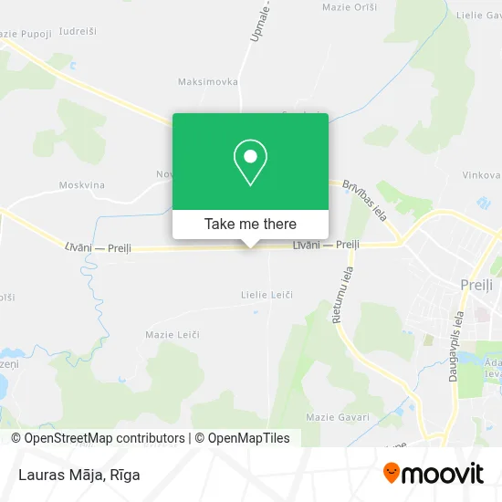 Lauras Māja map