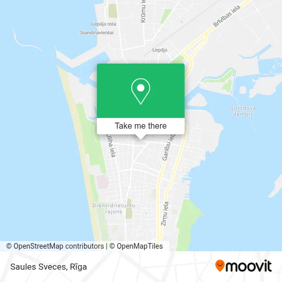 Saules Sveces map