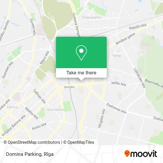 Domina Parking map