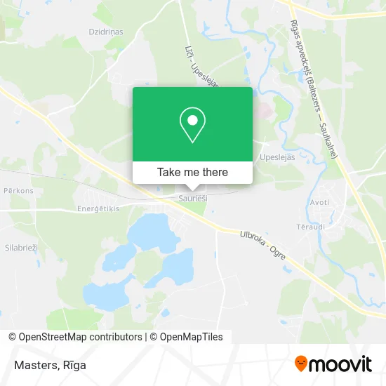 Masters map