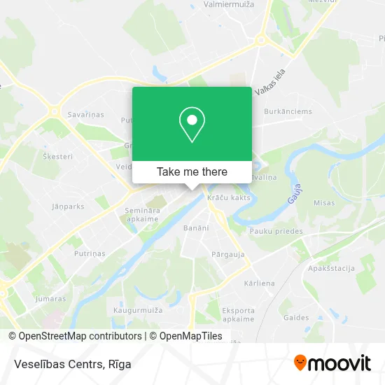 Veselības Centrs map