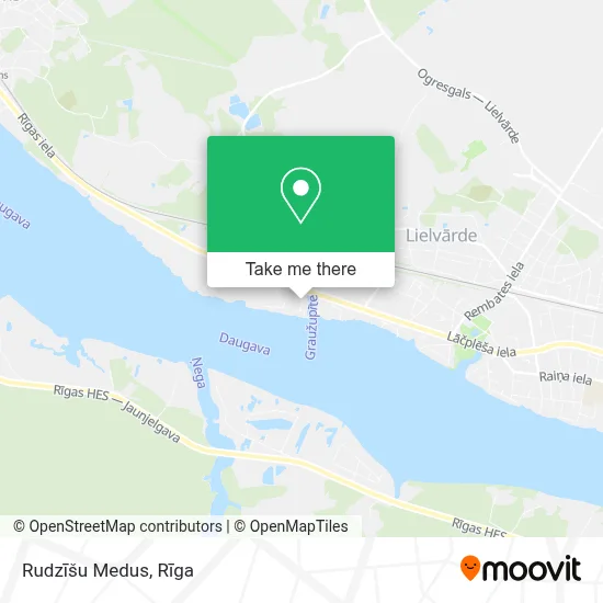 Rudzīšu Medus map