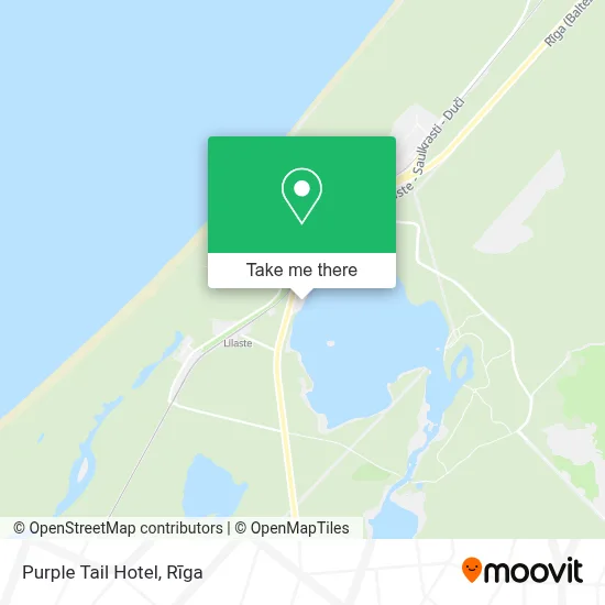 Purple Tail Hotel map