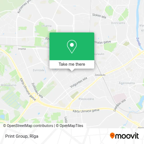 Print Group map