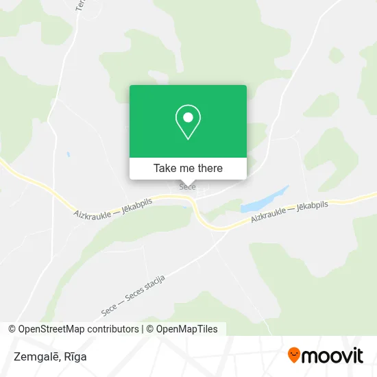 Zemgalē map