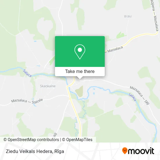 Ziedu Veikals Hedera map