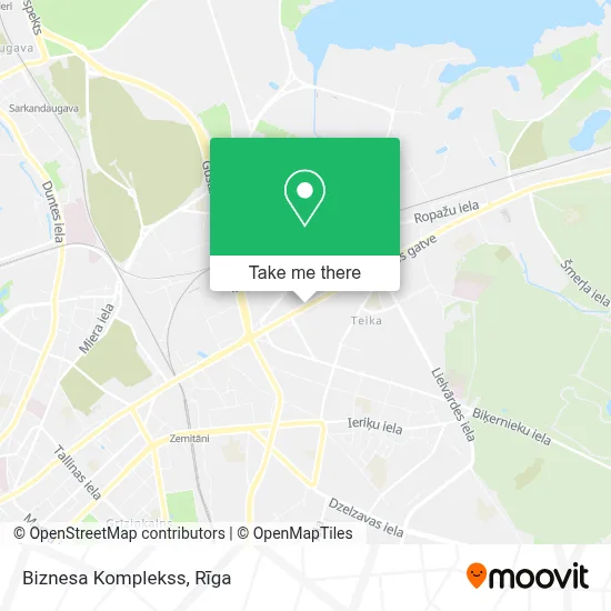 Biznesa Komplekss map