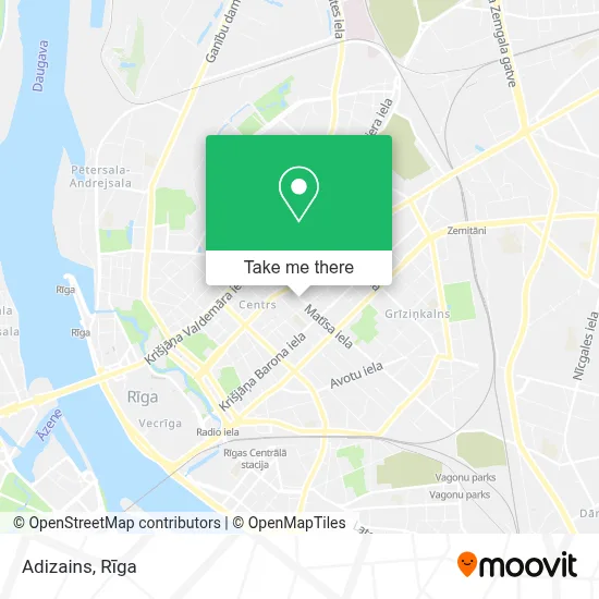 Adizains map