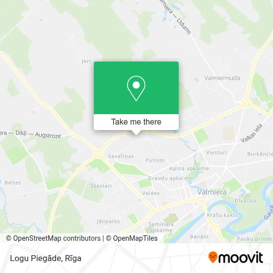 Logu Piegāde map