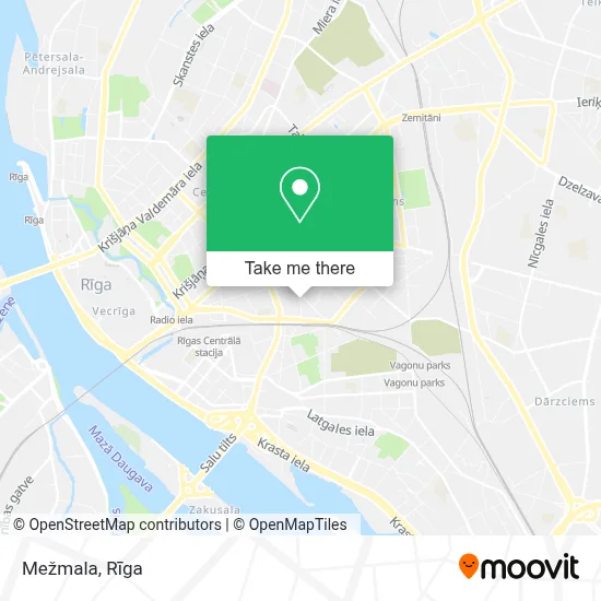 Mežmala map