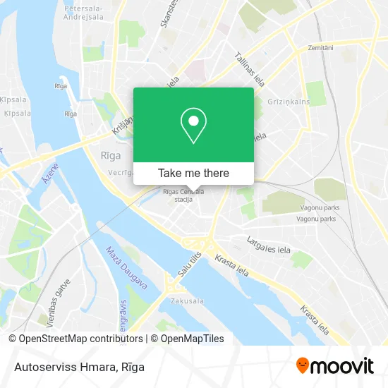 Autoserviss Hmara map