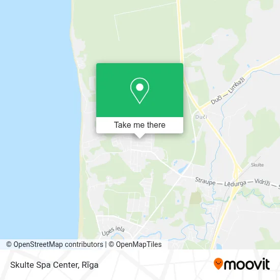 Skulte Spa Center map