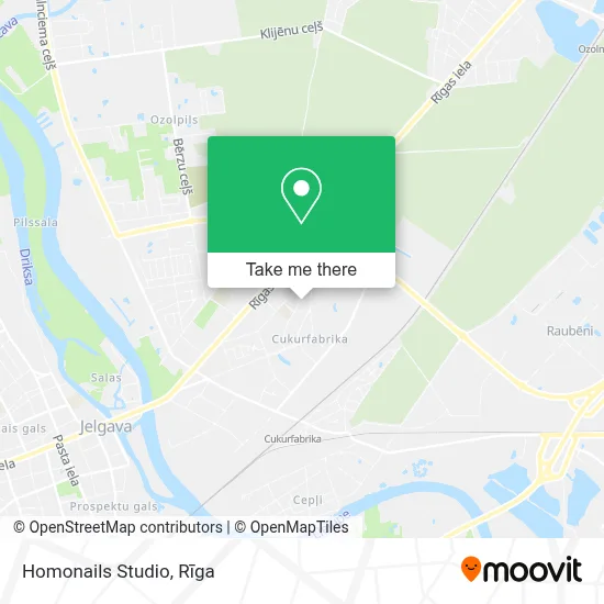 Homonails Studio map