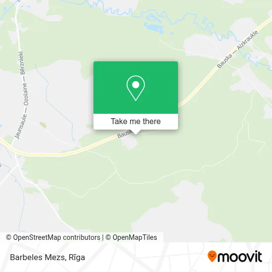 Barbeles Mezs map