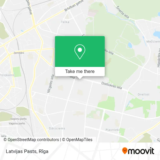 Latvijas Pasts map