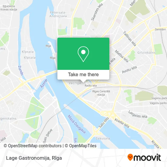 Lage Gastronomija map