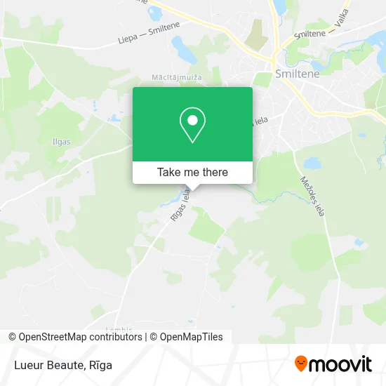 Lueur Beaute map