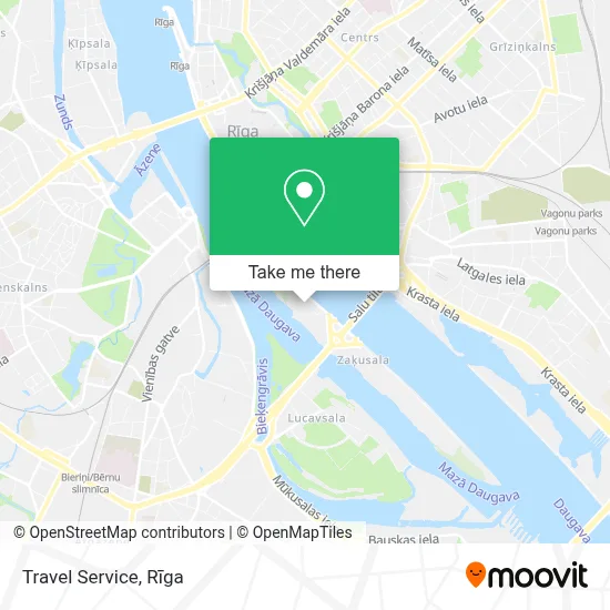 Travel Service map