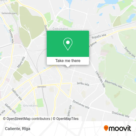Caliente map