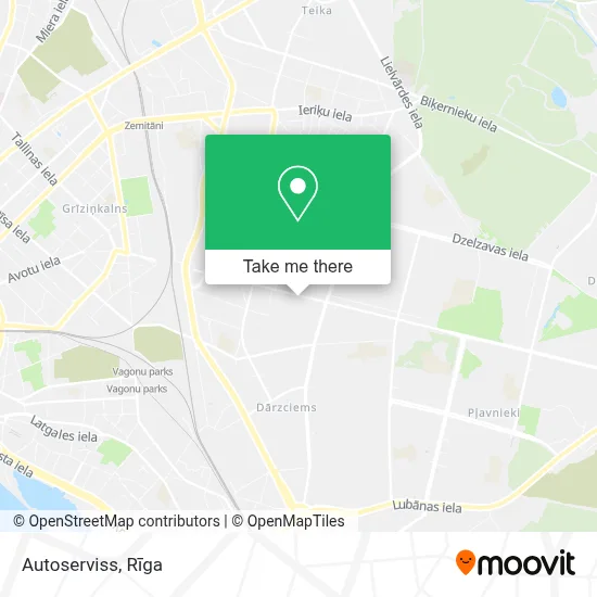 Autoserviss map