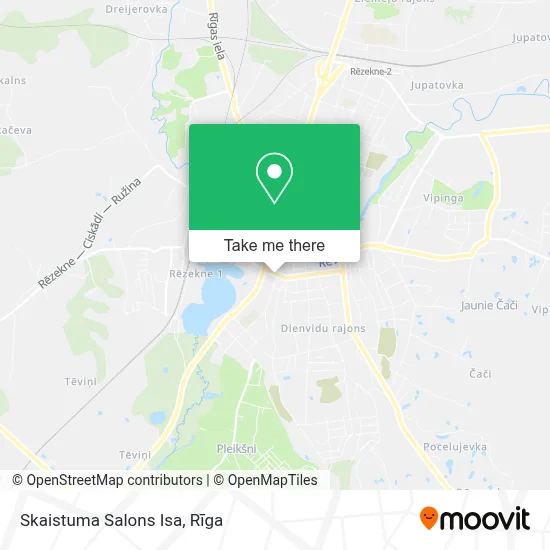 Skaistuma Salons Isa map