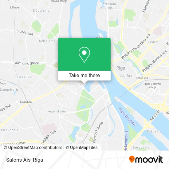 Salons Ais map