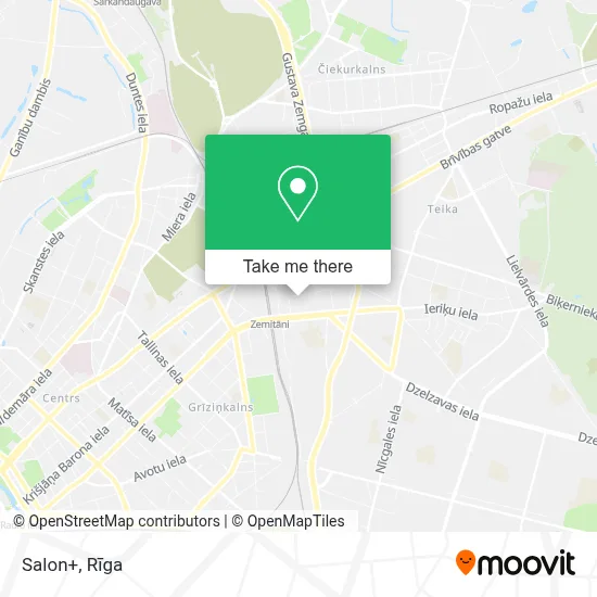 Salon+ map