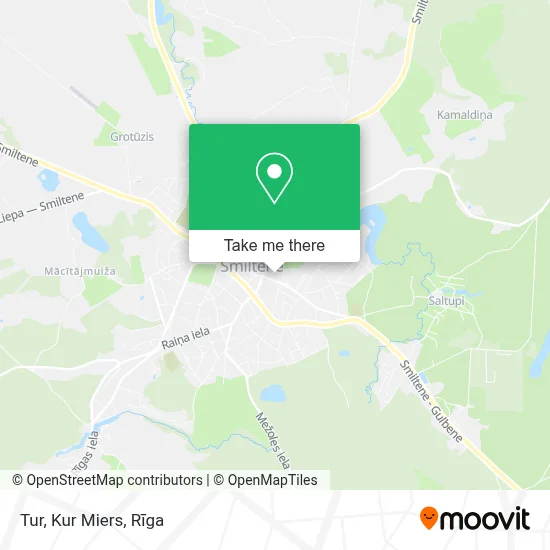 Tur, Kur Miers map