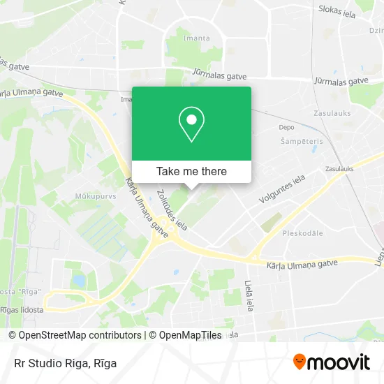 Rr Studio Riga map
