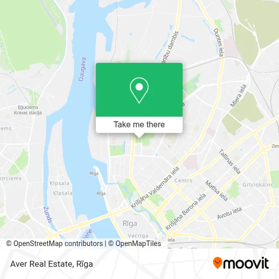 Aver Real Estate map