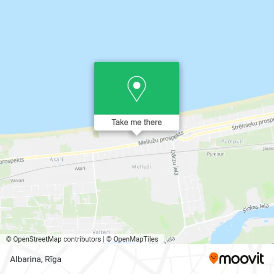 Albarina map