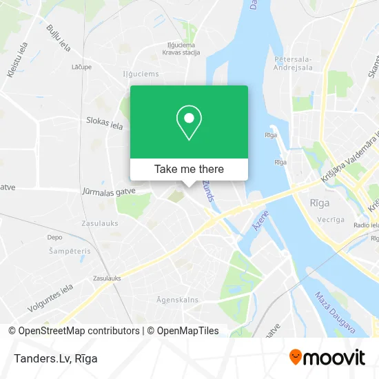 Tanders.Lv map