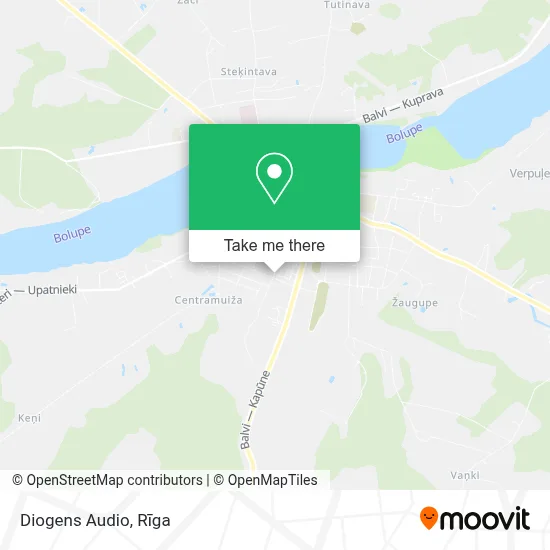 Diogens Audio map