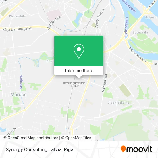 Synergy Consulting Latvia map