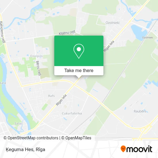Ķeguma Hes map
