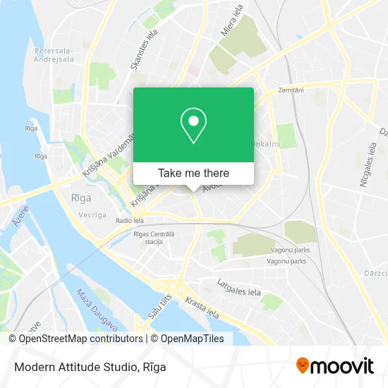 Modern Attitude Studio map