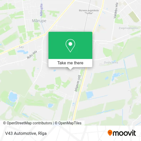 V43 Automotive map