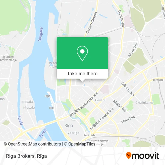 Riga Brokers map