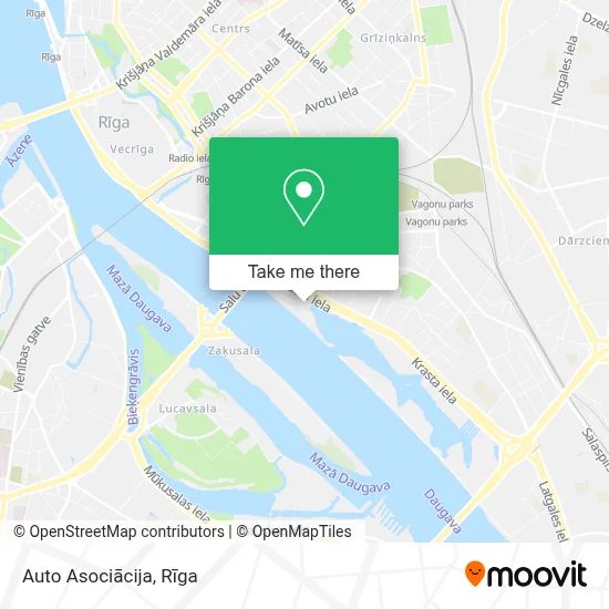 Auto Asociācija map