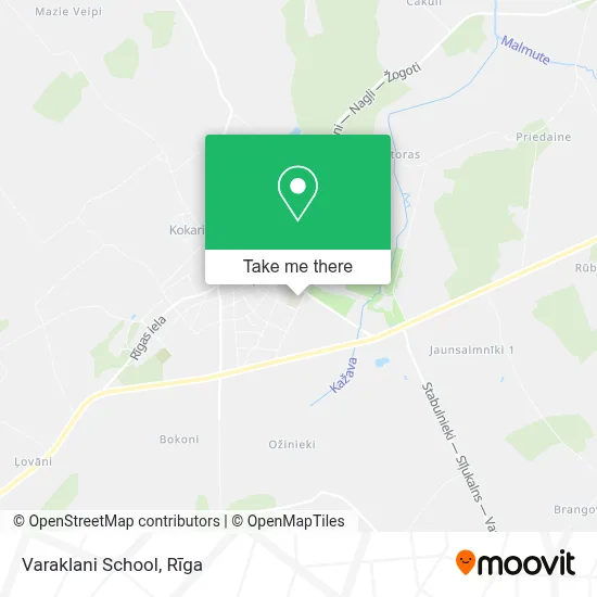 Varaklani School map