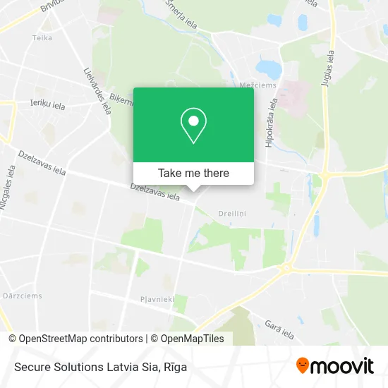 Secure Solutions Latvia Sia map