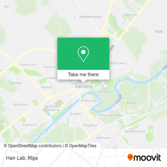 Hair Lab map