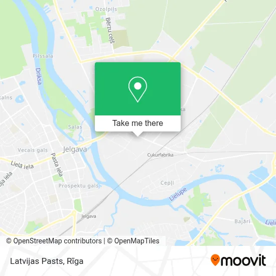 Latvijas Pasts map