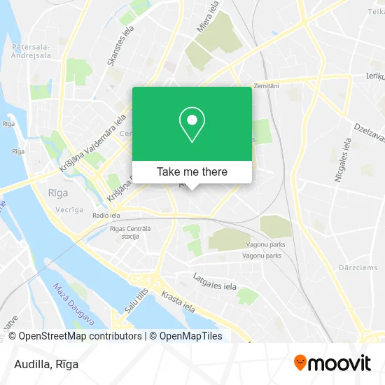 Audilla map