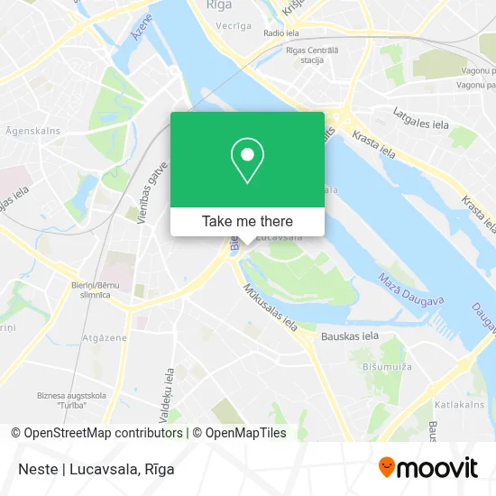 Neste | Lucavsala map